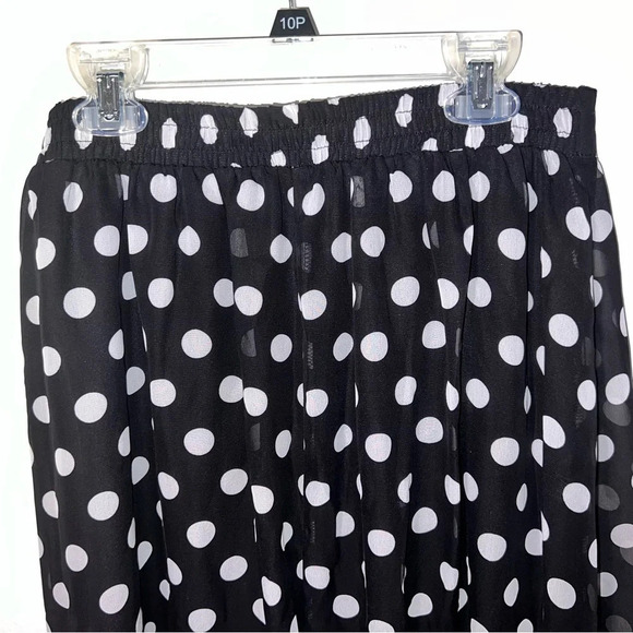 D-signed Disney girls XL elastic waist hi-low hem lined polkadot, midi skirt - Picture 5 of 11